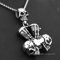 Fashion Stainless Steel Jewelry Men Charms Retro Harley Titanium Steel Pendants